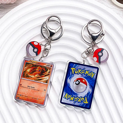 Pokémon Characters Pikachu Bulbasaur Jigglypuff Acrylic Keychain Bag Charms Accessories Backpack Pendant Key Holder Friend Gifts