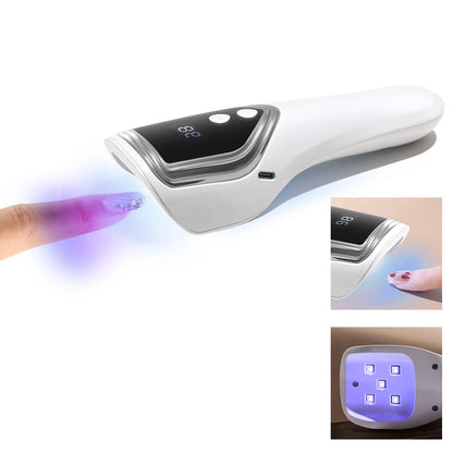 LINMANDA Handheld UV LED Nail Lamp USB Rechargeable Mini Manicure Lamp Nail Dryer With 5 Lamp Beads Quick Drying Gel Nail Polish