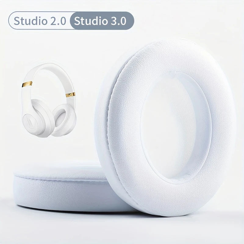 For Beats Studio 2 Studio 3 Replacement Earpads Protein Leather and Memory Foam Headphone Ear Covers Ear Pad Cushion Replacement