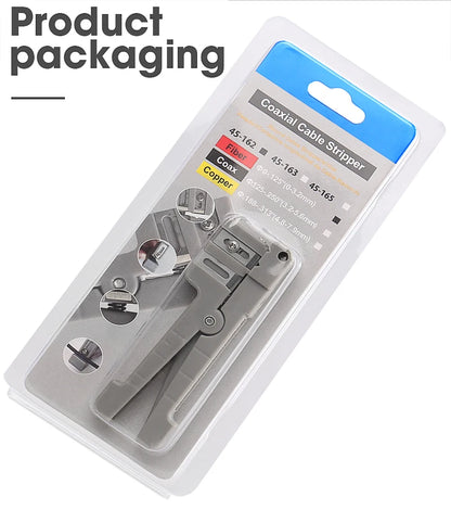 45-162 45-163 45-165 Fiber Optic Stripper Coaxial Cable Stripper Optical Cable Slitter Wire Stripper Tool Beam Tube Stripper