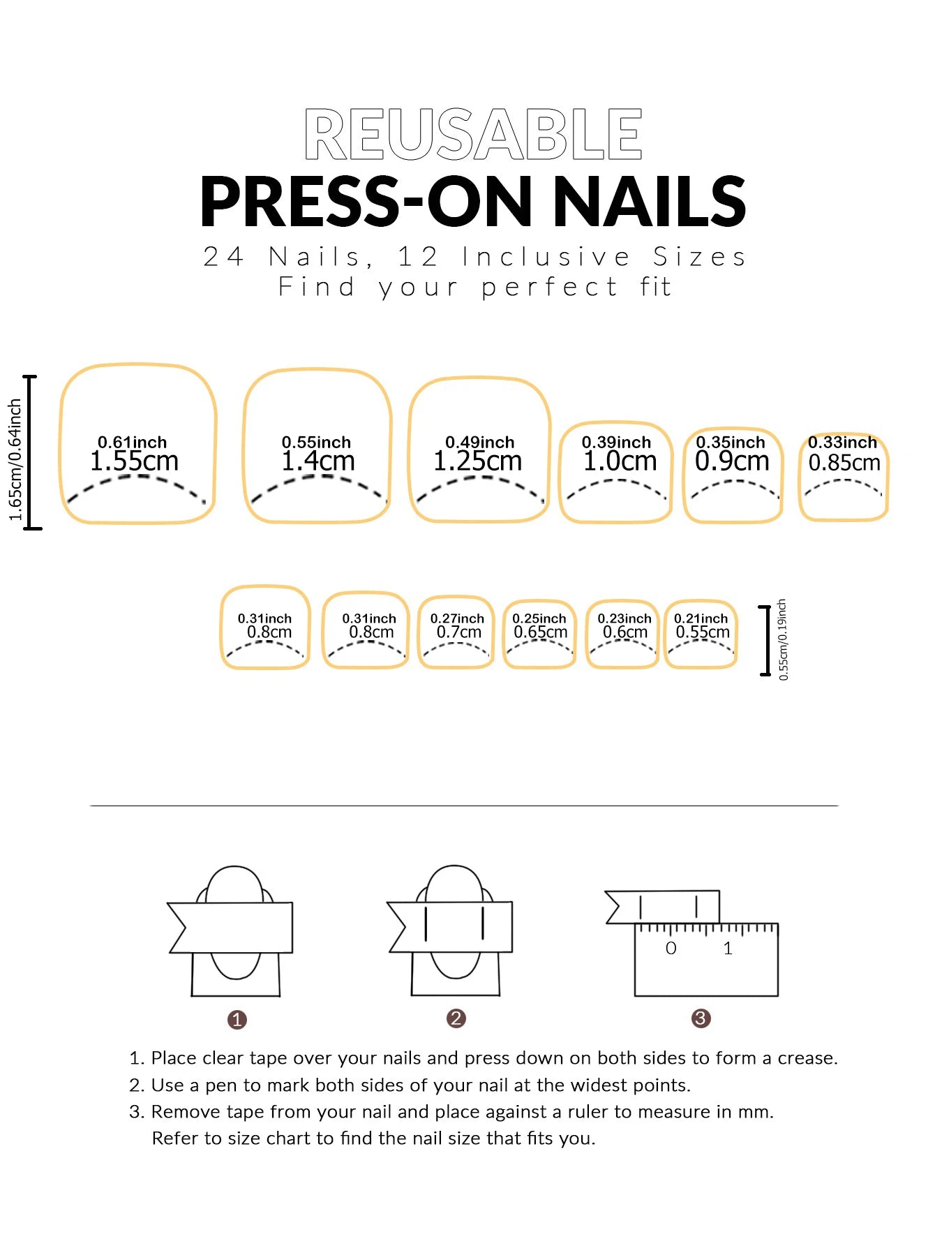 48pcs French black border hand and foot armour Glossy fake toenails fully covered with nude spring break toenails for women's na