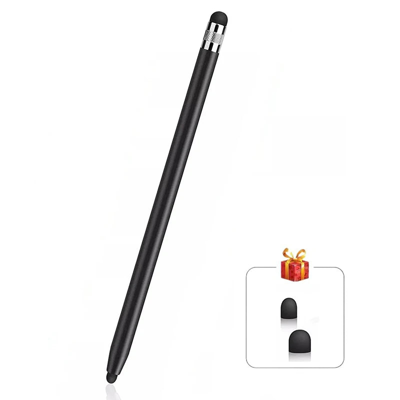 Touch Pen For Tablet Universal Pencil Capacitive Stylus Double Dual Silicone Head For iPad Android Smart Phone