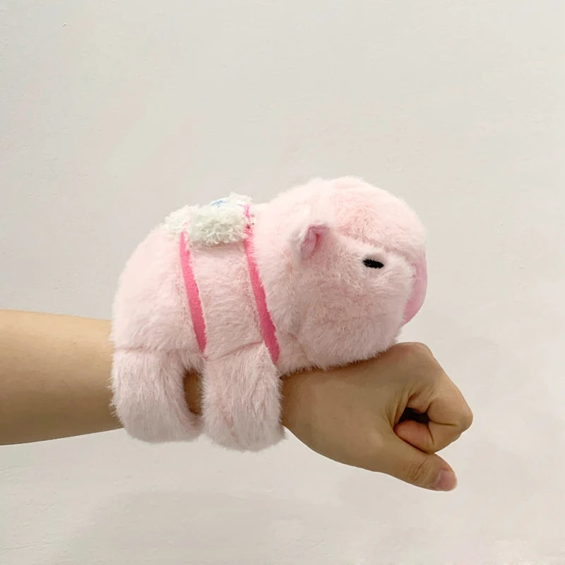 Animal Capybara Fox Wristband Plush Doll Toys Soft Wrist Band Christmas Gifts