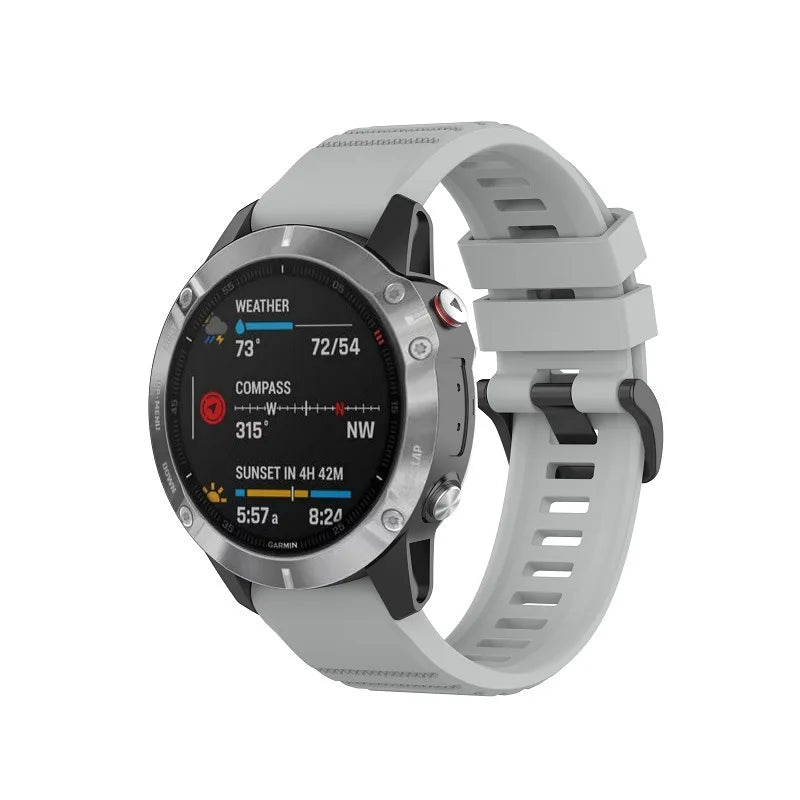 20 22 26mm Silicone Strap for Garmin Fenix 6 6X Pro 6S 7S 7 7X 5S 5 5X Plus 965 Epix Pro Gen2 47 51mm Watchband QuickFit Correa
