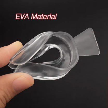 1/4pcs Transparent EVA Mouthguard - Breathable Sports Dental Protector for MMA, Boxing, Kickboxing, Taekwondo Training