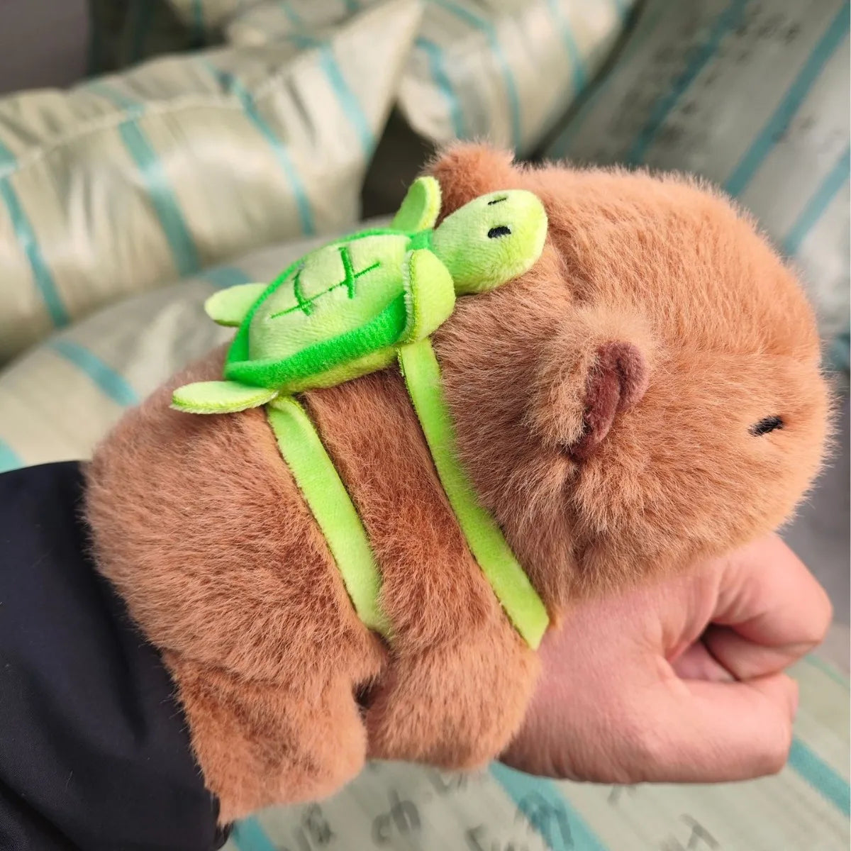 Animal Capybara Fox Wristband Plush Doll Toys Soft Wrist Band Christmas Gifts