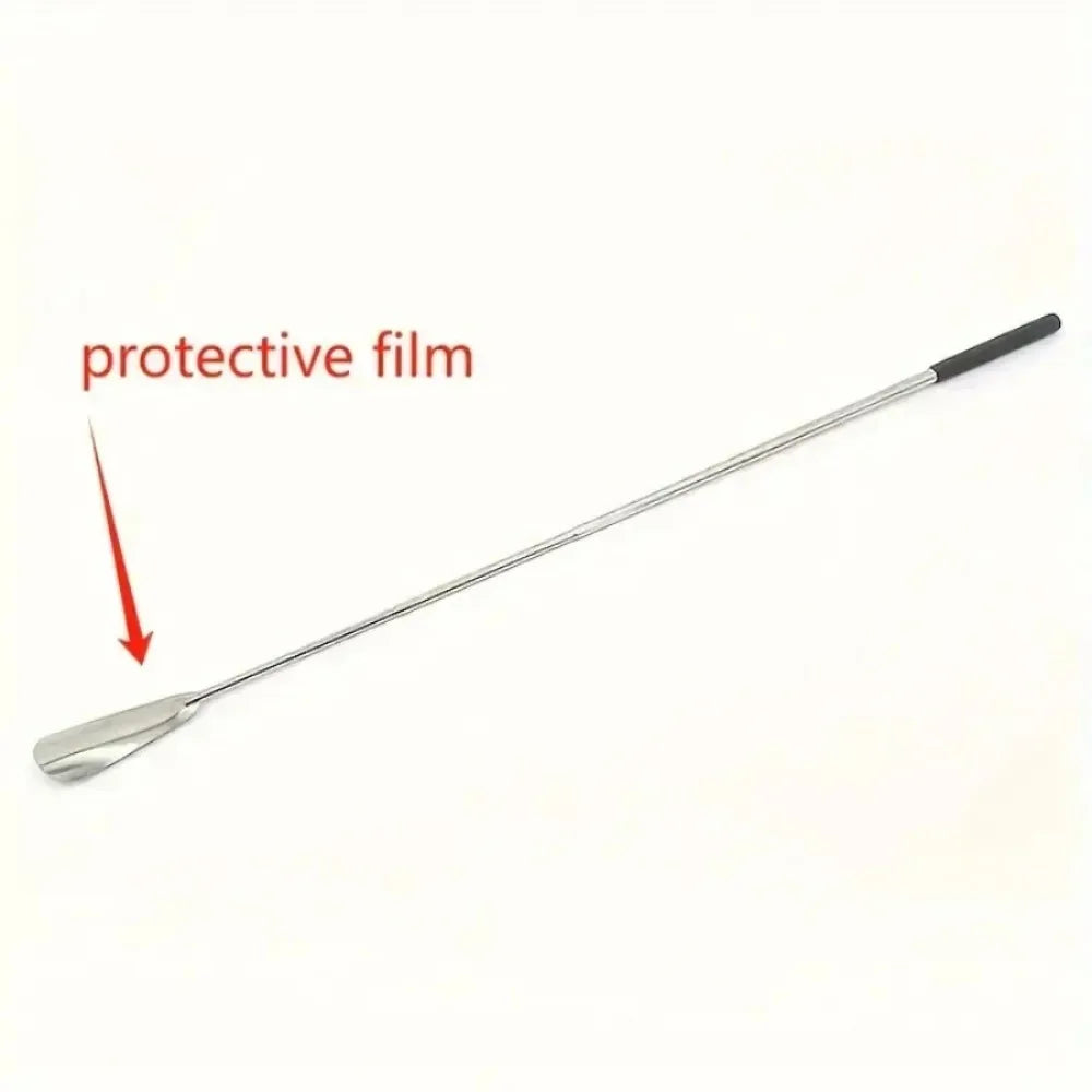 1pc Portable Stainless Steel Shoe Horn With Three Adjustable Lengths for Shoe Lifting And Wearing Shoe Accessories