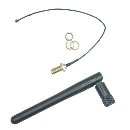 2.4G fold antenna gain 3dbi sma female SMA male pigtail Extension Cable for wifi zigbee 2.4GHZ net card