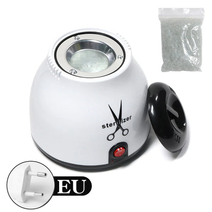 YIKOOLIN 100W Nail Tool Sterilizer Pot High Temperature to Clean Nail Tool  Disinfectant Jar Tweezer Disinfectant Container