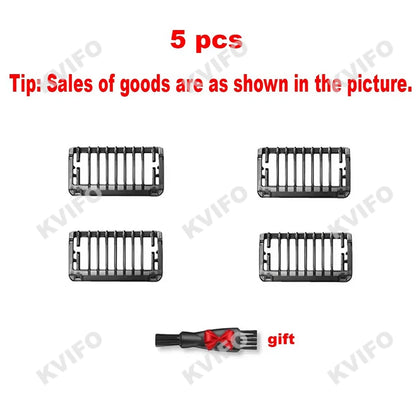 KVIFO 3-8PCS Guide Comb Guards for Philips One Blade QP2520 QP2530 QP2620 QP2630 QP6510 QP6520 QP6531 Electric Beard Trimmer