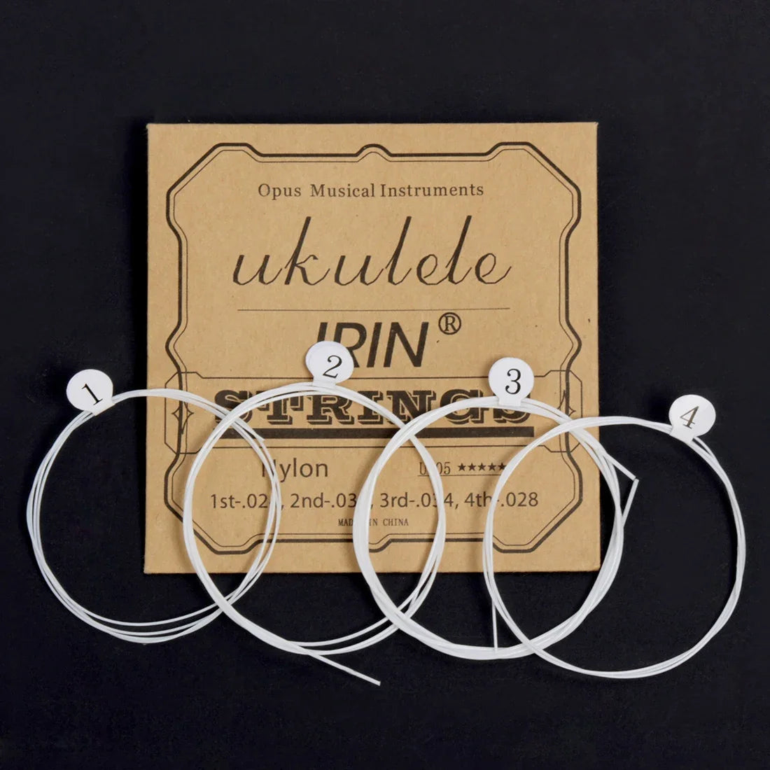 IRIN Professional Ukulele Strings Black Clear Nylon Strings Colorful Ukulele Strings Stringed Instrument Parts Accessories