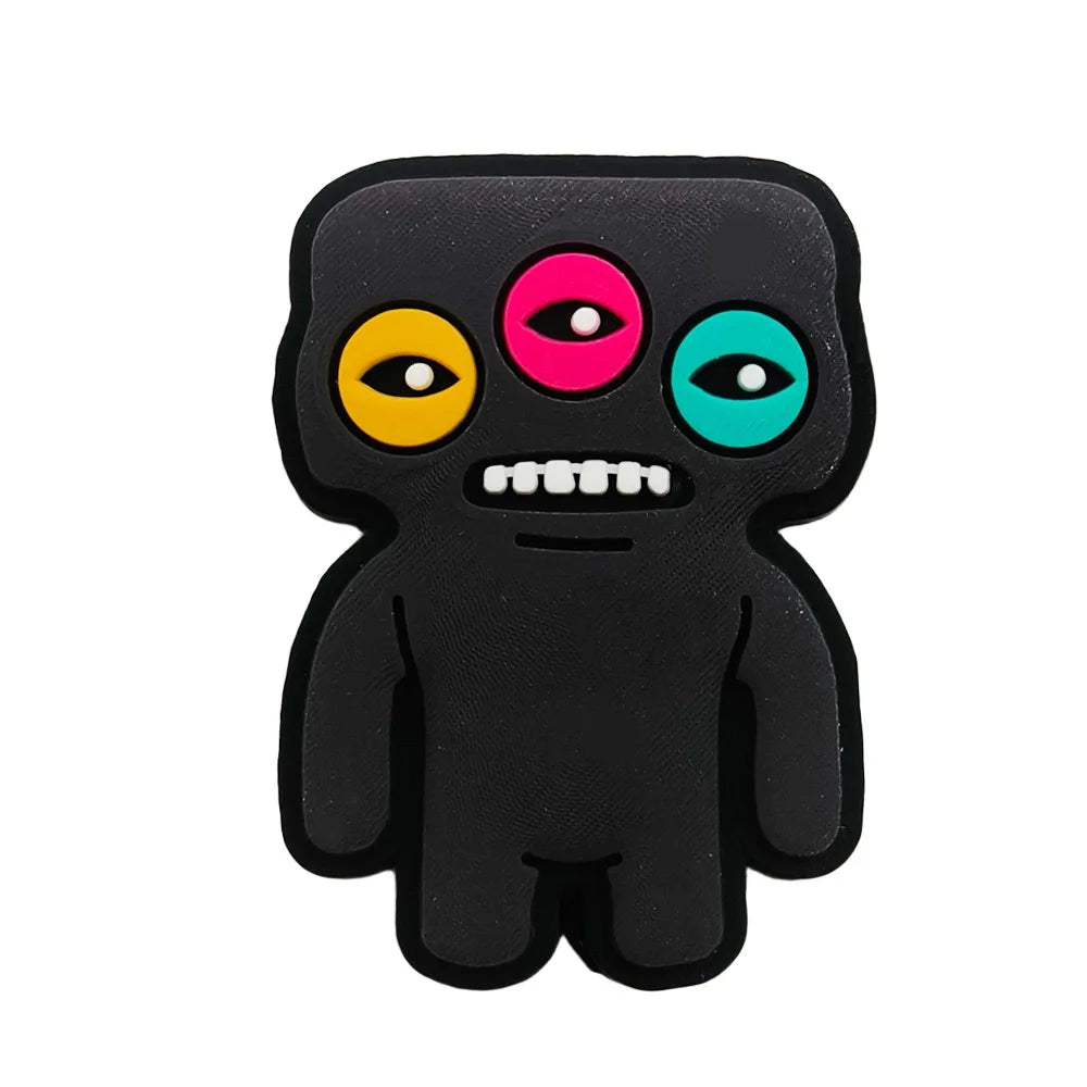 12Pcs Fuggler Monster Shoes Charms Cartoon Clog Sandal Garden Shoe Decoration Accessorie Shoe Buckles Kids Party Gifts