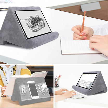 Sponge Pillow Tablet Holder for IPad Samsung Huawei Xiaomi Tablet Holder Mobile Phone Support Pillow Multi-angle Reading Stand