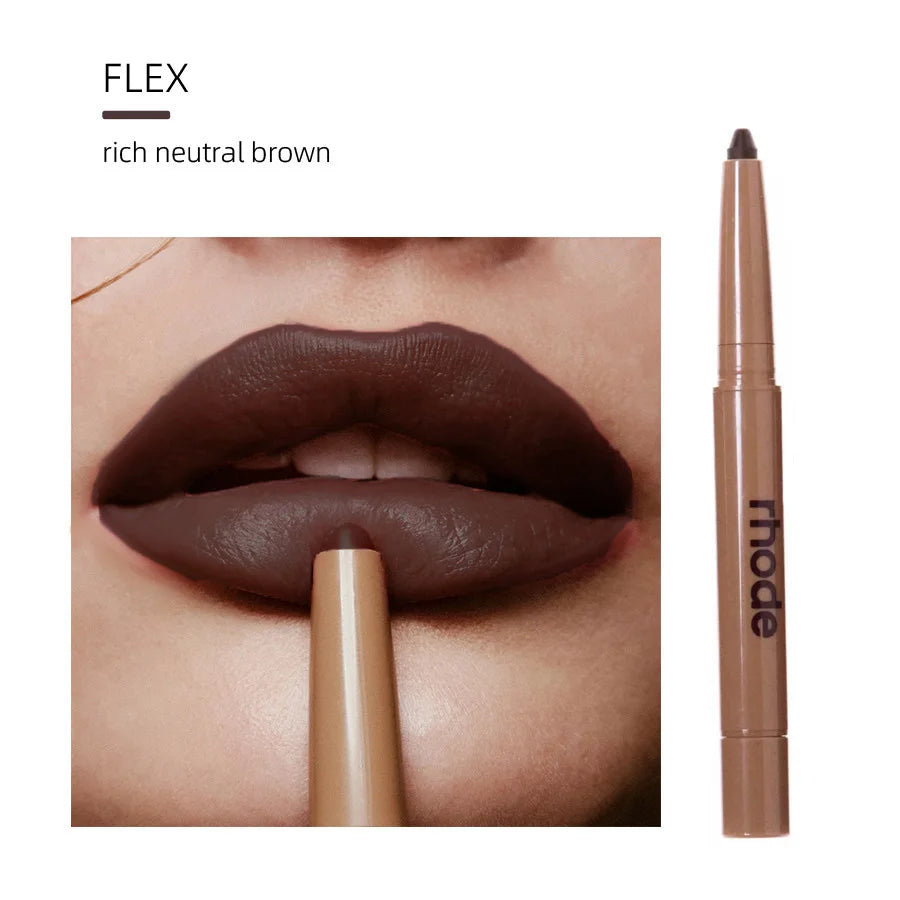 Rhode Skin Peptide Lip Shape Pen Lip Liner Long Lasting Lip Tint Pencil Pen Makeup Lipstick Powder Blusher Gloss Makeup Lipliner