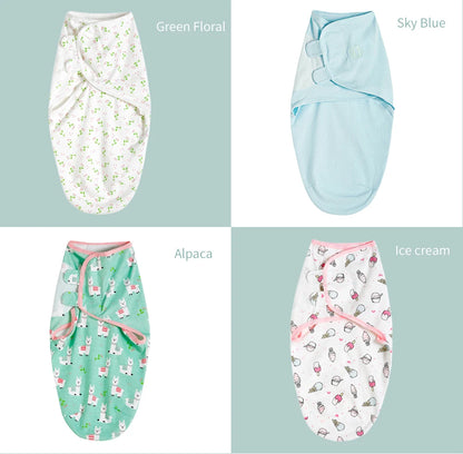 INSULAR 1pc Baby Swaddle Wrap Soft Cocoon Baby Blankets Newborn Swaddle Wrap  Warm Cotton Baby Bedding Blanket