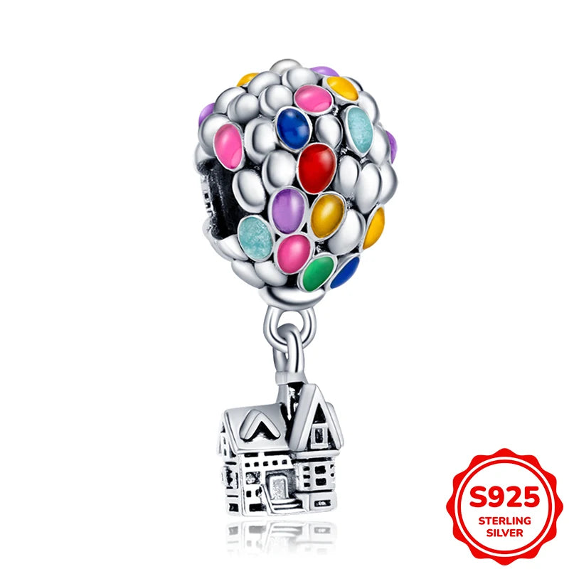 Hot Sale Charms Silver 925 Disney Pendant Beads Fits 3mm Bracelet Bangle Necklace For Women Luxury DIY Jewelry Making Fine Gifts