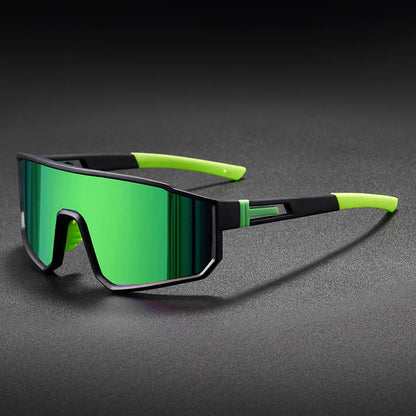 2PCS Oversize Cycling Sunglasses UV400 Protective Outdoor Sports Climbing Driving Bike Glasses Men Women Bicycle Goggles