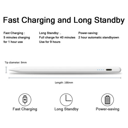 Universal Stylus Pen For Android IOS Capacitive Screen Touch Pen For iPad Apple Pencil For Huawei Xiaomi Samsung Tablet Pen