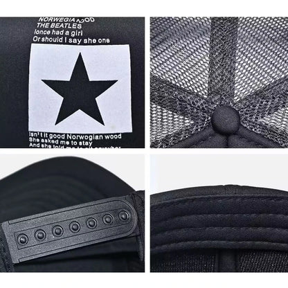 Fashion Spring Baseball Cap Snapback Mesh Hats Hip Hop Caps Cool Men Caps Female Outdoor Casual Sun Hat