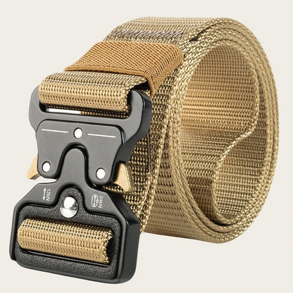 1 piece tactical belt for men; outdoor sports and leisure quick release buckle belt; hot sale