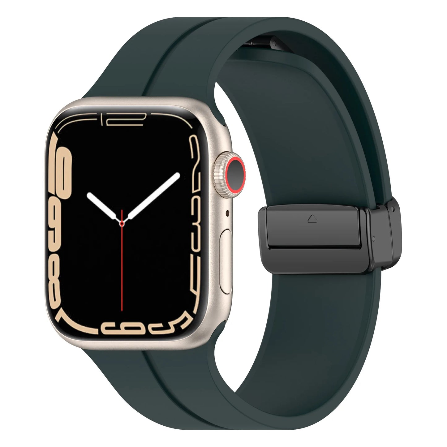 Magnetic Strap For Apple watch ultra band 49mm 45 mm Silicone Bracelet iWatch Series 7 8 se 6 5 3 44mm 45mm 40mm 41mm 42mm 38mm