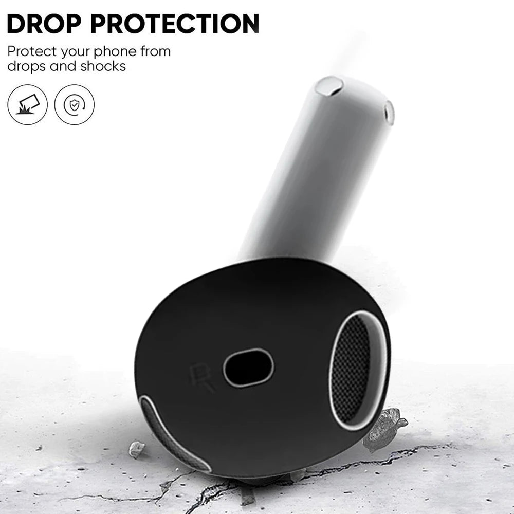 3 Pair Silicone Eartips For Apple AirPods 4 Replacement Ultra Thin Rubber Earbuds Ear Tips For Airpod 4 Anti-Slip Earphone Cover