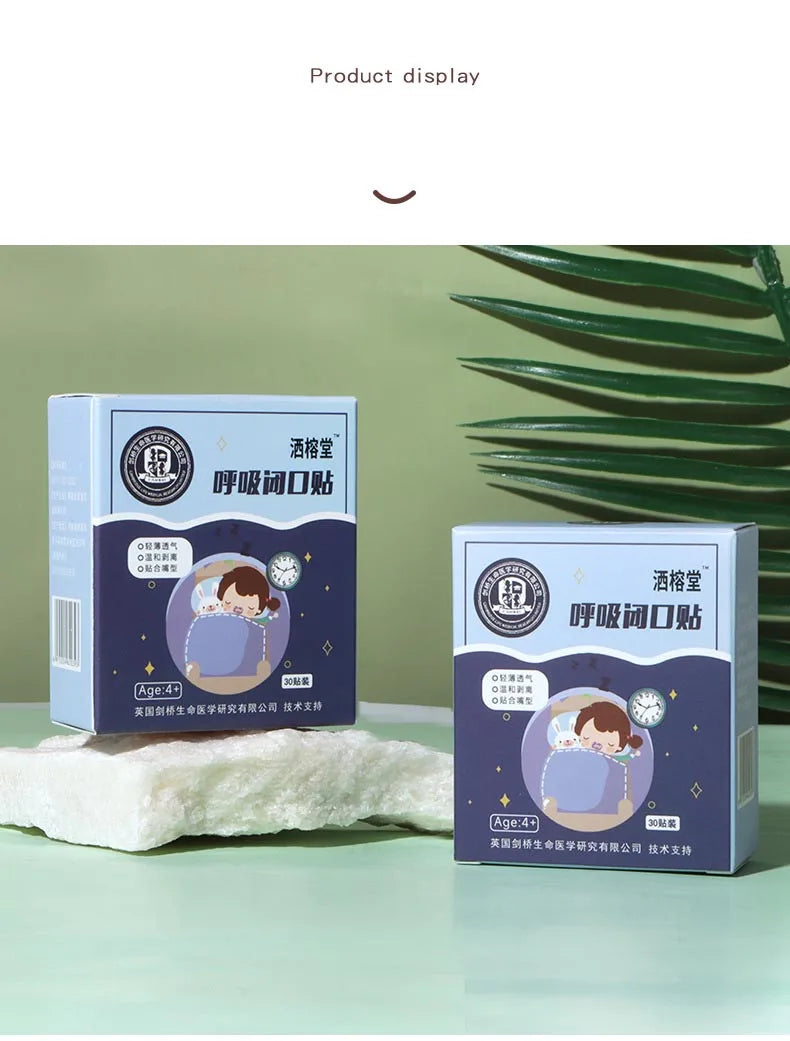 120Pcs/30Pcs Anti-Snoring Stickers - Adult Children Mouth Tape Improve Nose Breathing,Night Sleep Correction Patch