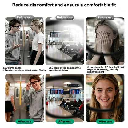 For Meta Smart Glasses Light Blockers, For Ray-Ban Meta Camera LED Cover,100% LED Light Blocking Efficiency, Privacy Accessories