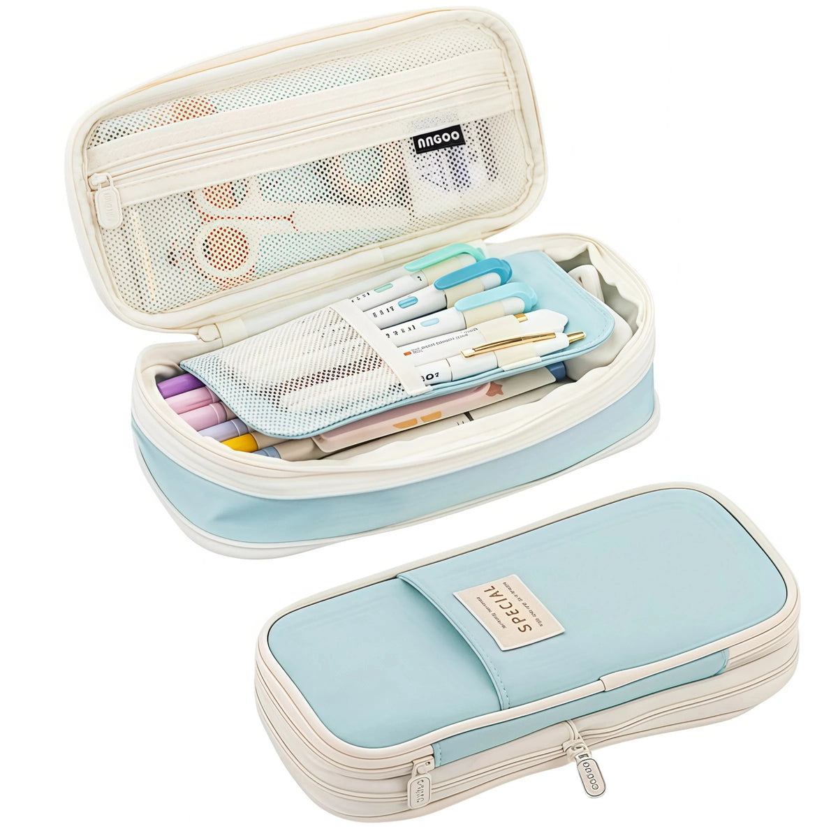 Large Capacity Pencil Case Stationery School Supplies Pencil Cases Pouch Office Desk Storage Bag Students Kids Pen Case Bags Box