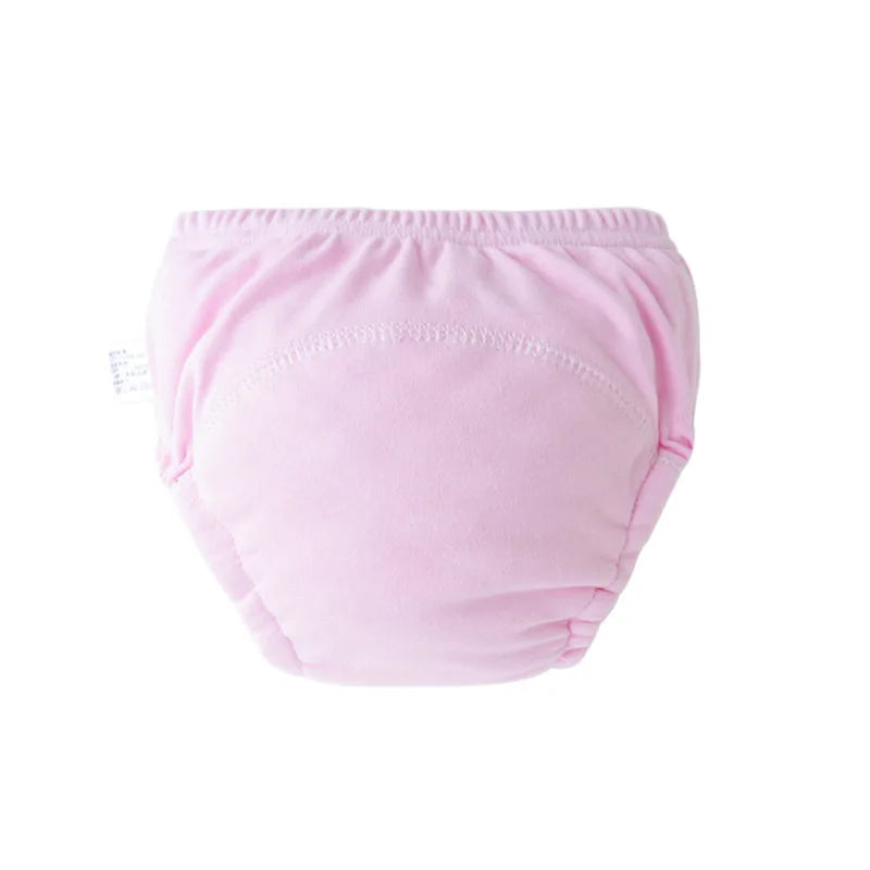 3/6Pcs Baby Diaper Training Pants Kids Underwear for Girls Boys Washable Infant Cloth Diapers Reusable Nappies Toddler Shorts