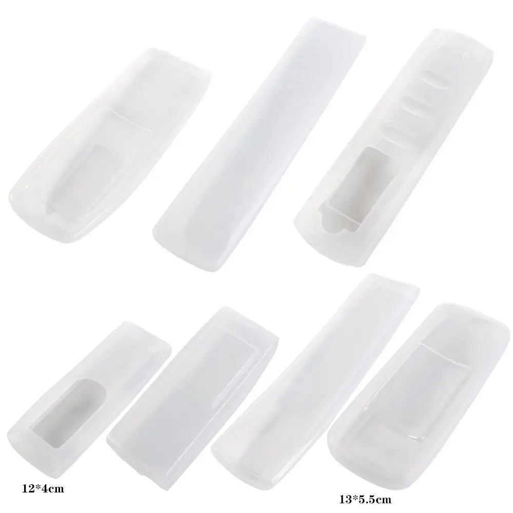 1PC Silicone TV Air Condition Remote Control Protective Case Transparent Waterproof Dust-proof Storage Bag