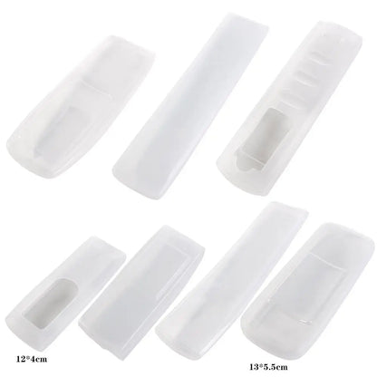 1PC Silicone TV Air Condition Remote Control Protective Case Transparent Waterproof Dust-proof Storage Bag