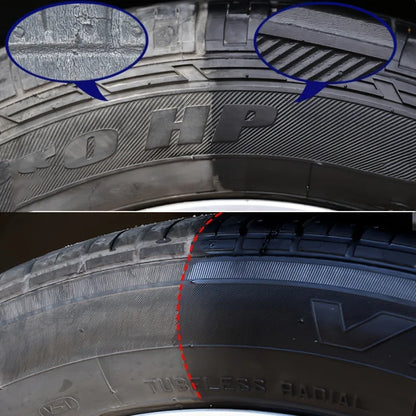 Black Shiny Tire wax 30g - durable, long-lasting protection and repair for all kinds of tires - prevents cracks and whitens