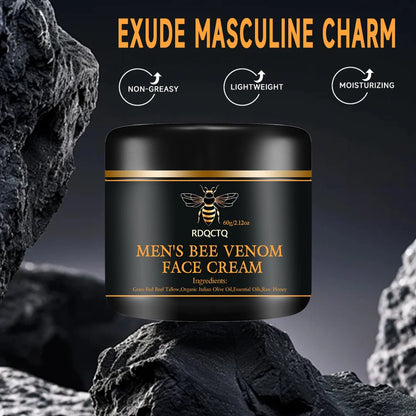 RDQCTQ Men's Bee venom Wrinkle Remover Face Cream Firming Lifting Anti Aging Fade Fine Lines Moisturizing Skin Care