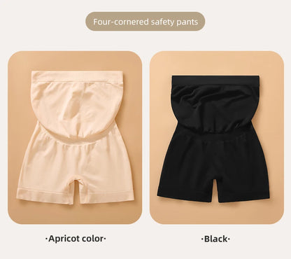 Seamless Panties for Women Boxer Safety Pants Comfort Pregnant Clothes Soft Breathable Maternity Underwear Plus Size Panties