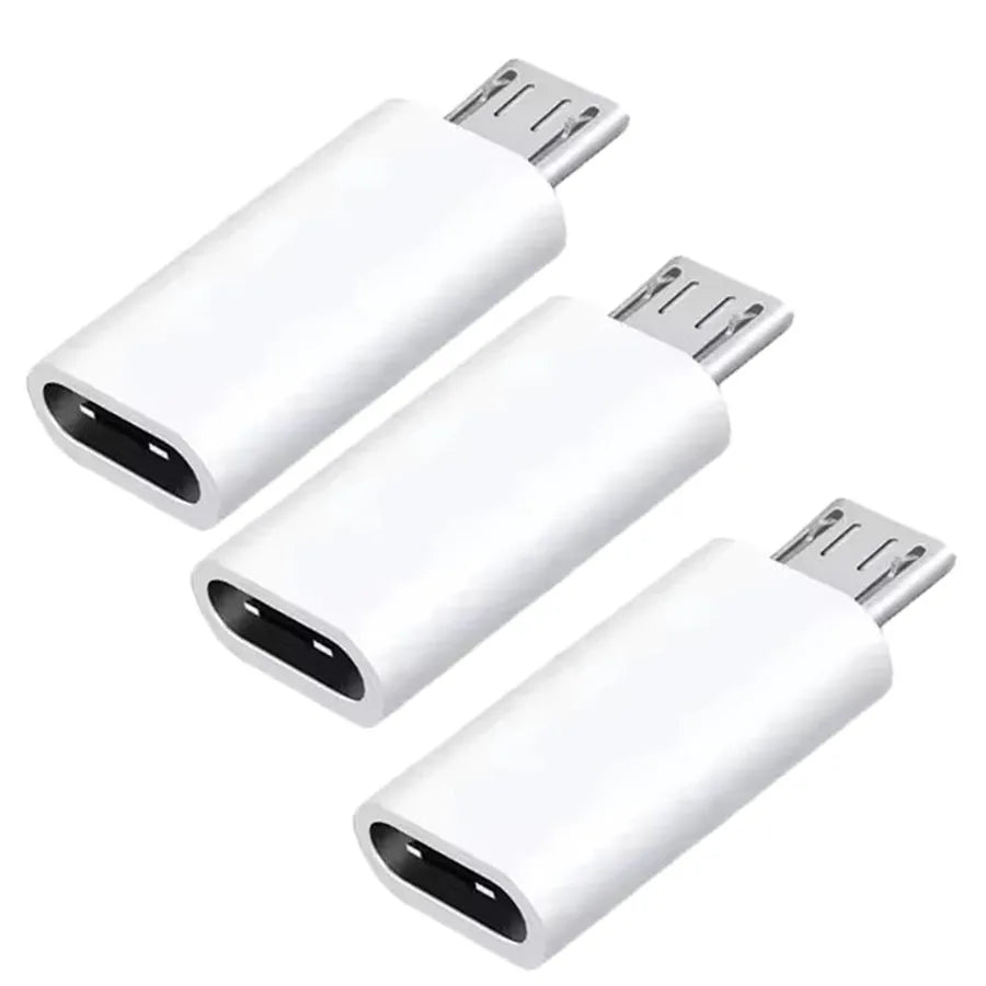 Mini Type C To Micro USB Android Charging Adapter Converter for Samsung Xiaomi Huawei Usbc To Microusb V8 Otg Sync Charger Jack
