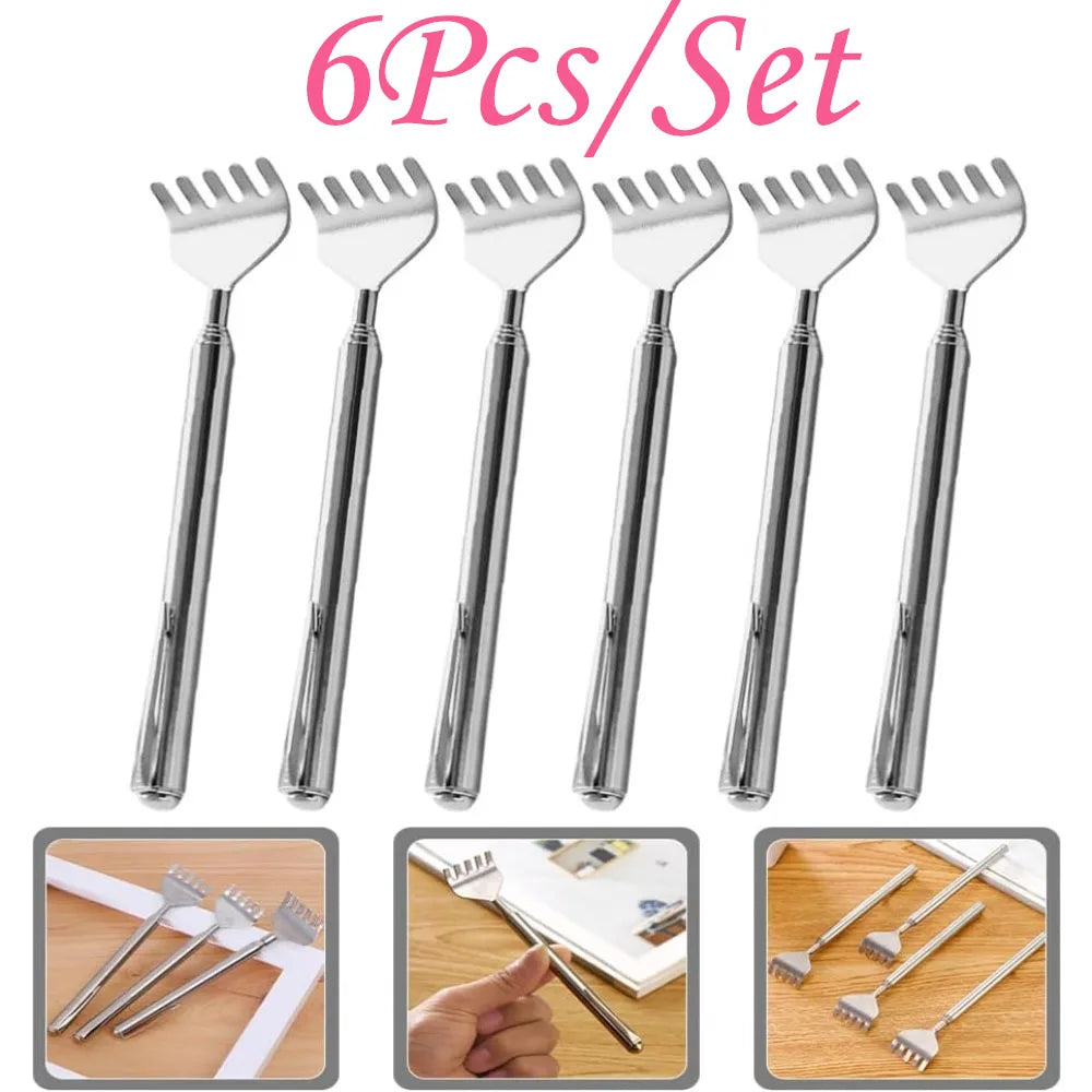Compact Telescopic Back Massager – Portable Extendable Stainless Steel, Ideal Birthday Gift & Christmas Stocking Stuffer for Sen