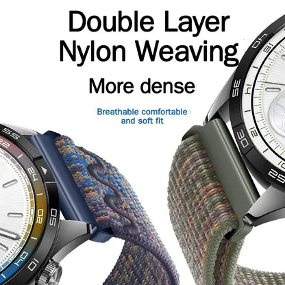 20mm 22mm Nylon Watch Strap For Huawei Watch GT 4 GT4 46mm Band Bracelet For Huawei Watch 4Pro GT3 GT2 GT 3 2 Pro 46mm Watchband