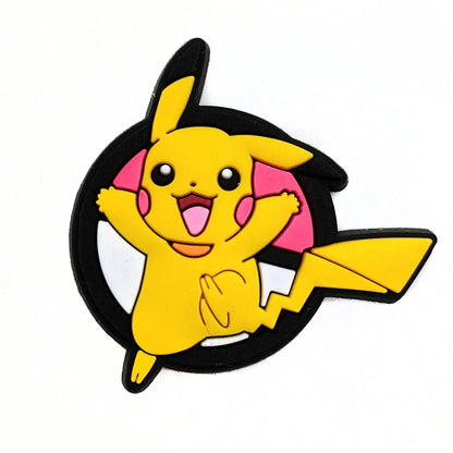 Random 10/20/30/50pcs Pokemon Cartoon Shoe Charms for Kids Sandals Classic Shoe Accessories Decoration Pins Party Birthday Gifts