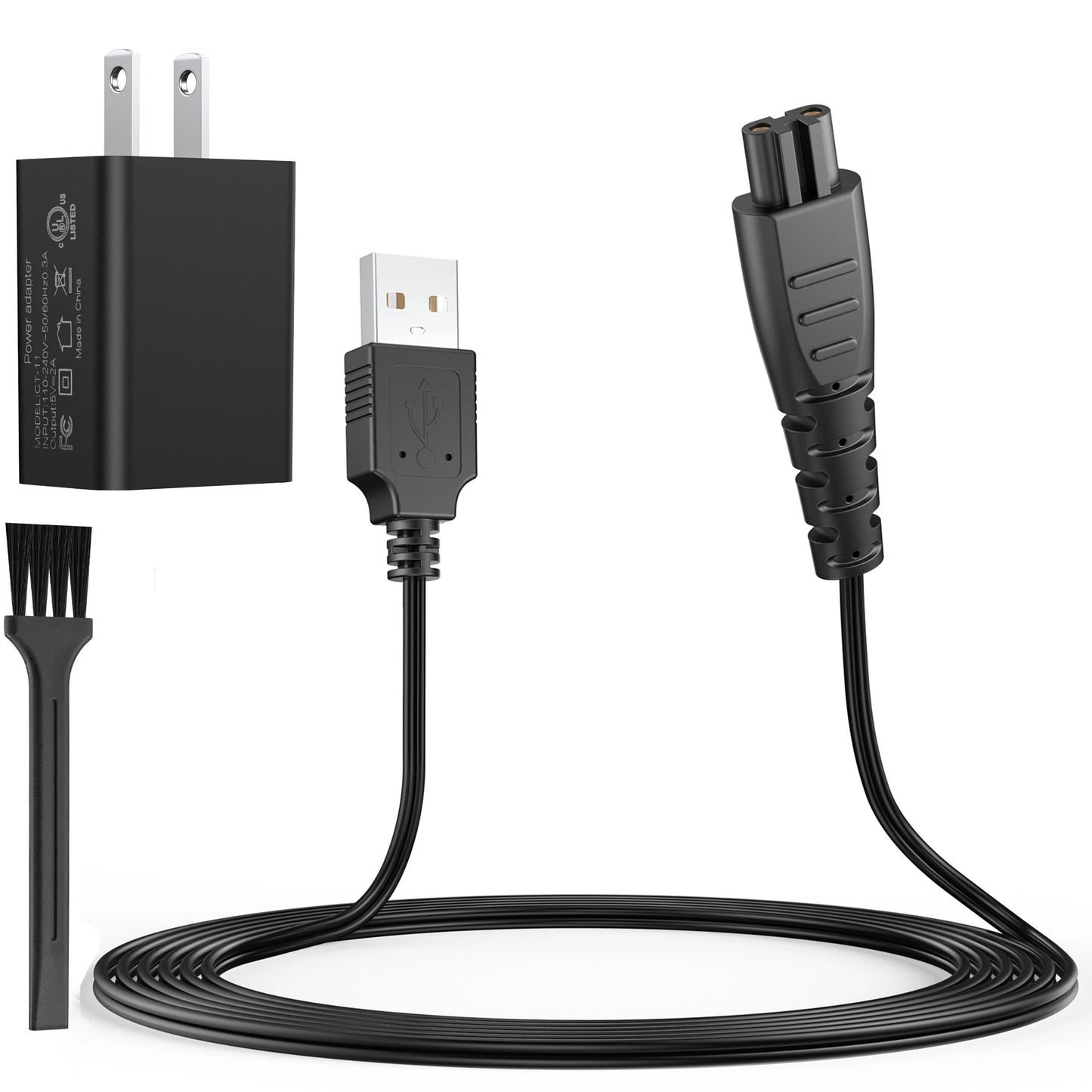 5V 1A Charging Cable For Remington Shaver HC5870 HC4250 PF7500 PF7600 PG6250 PG6255 PG6170 PG6171 XF8550 XF8700 XR1400 XR1430