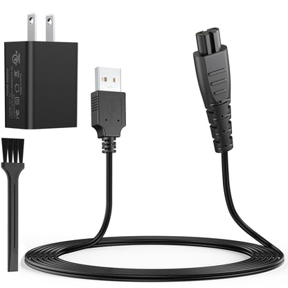 5V 1A Charging Cable For Remington Shaver HC5870 HC4250 PF7500 PF7600 PG6250 PG6255 PG6170 PG6171 XF8550 XF8700 XR1400 XR1430