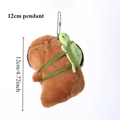 Capybara Plush Backpack Kawaii Fashion Plushie Doll Fur Pendant Children's Shoulder Bag Mini Knapsack Bags Gifts For Girlfriend