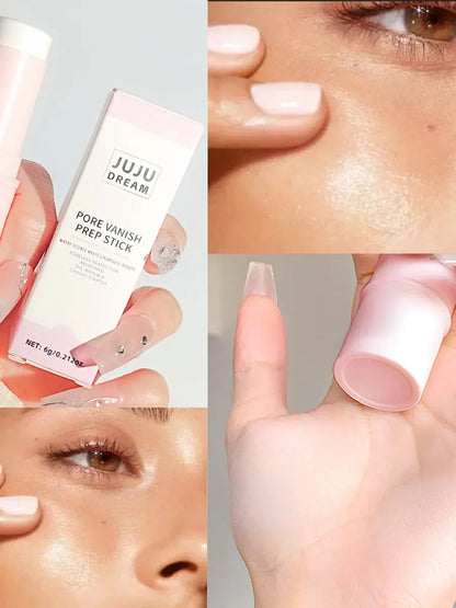 Pore Vanish Primer Stick - Pore Blurring, Portable Pre-Makeup Stick, Smooth Skin for Daily Makeup Face Primer Stick