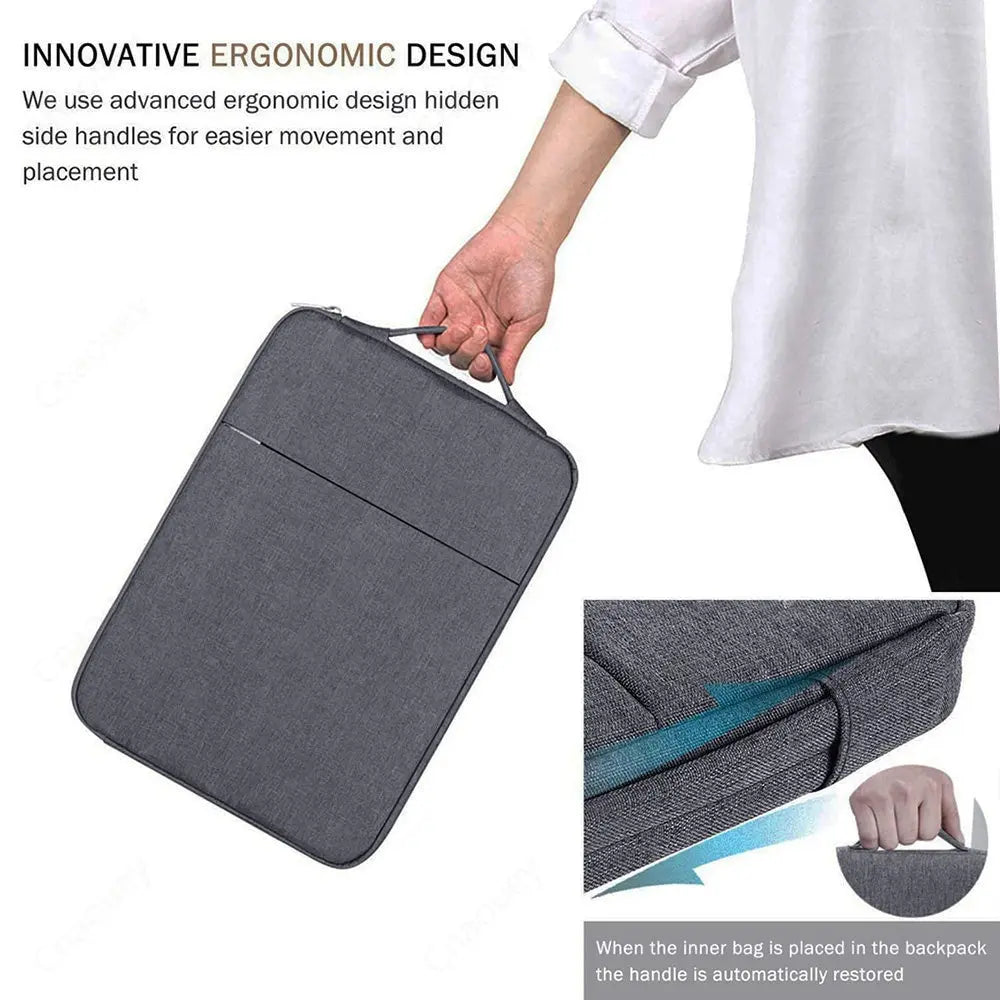 Laptop Bag Notebook Case Sleeve Cover For Apple Macbook Pro Air Xiaomi Huawei HP Dell Lenovo 11" 14" 15.6 Inch Computer Handbag