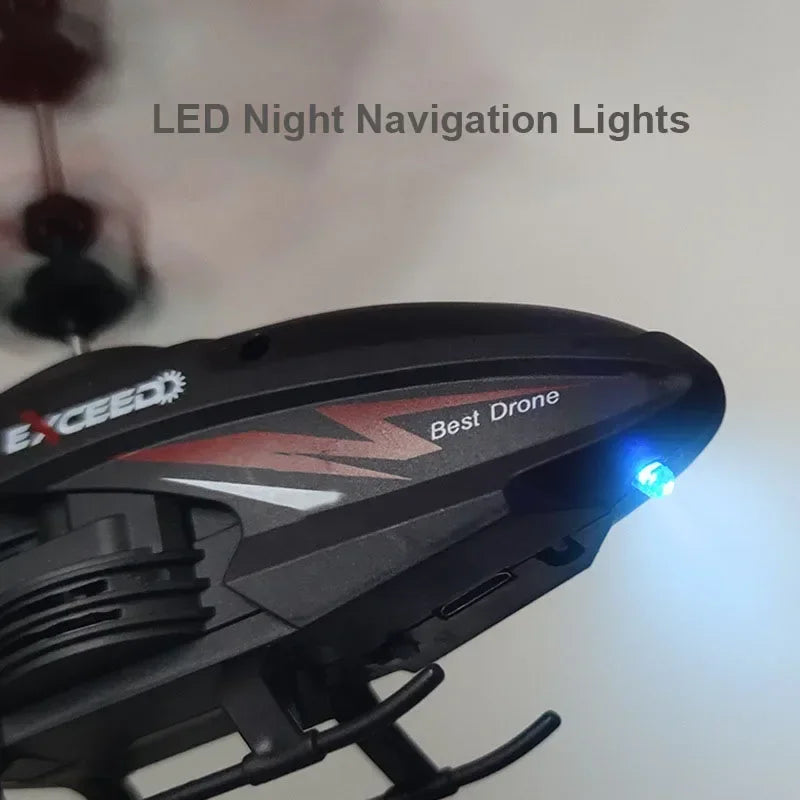 Crash Resistant Remote Control Aircraft Induction Helicopter Dual-mode Suspended Drone Toy with Lighting