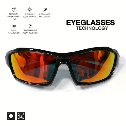 1/3PCS Sports Polarized Sunglasses for Men Lightweight Night Vision Male Shades Cycling Driving Fishing Fashion Mirror Sunglass