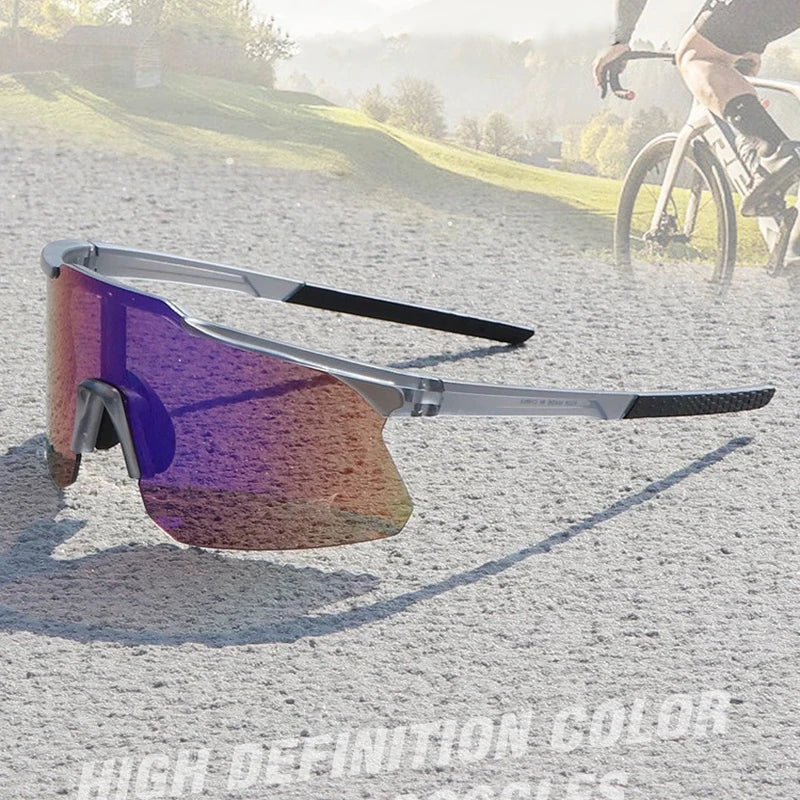 1/2/8pcsPolarized Cycling Sunglasses Outdoor Sport Cycling Riding Running Skiing Goggle Windproof Fishing Eyewear for Men Women