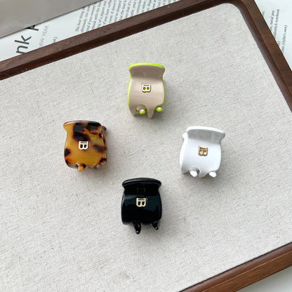 Solid - colored Hair Clips, Claw Clips. Unique and casual summer style for family. Acetate, handmade. High - quality. Fashion