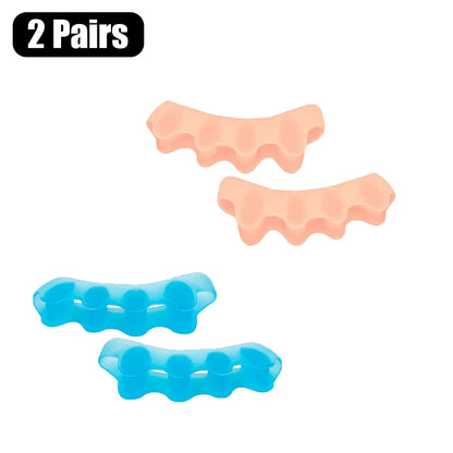 Toe Separators Doctor Recommended Correct Foot and Bunion Pain,Plantar Fasciitis Toe Straightener to Improve Functional Mobility