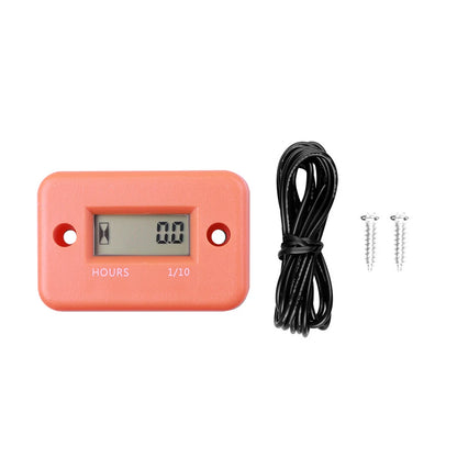 New Waterproof Digital LCD Counter Hour Meter for Bike Motorcycle ATV Snowmobile Marine Engine
